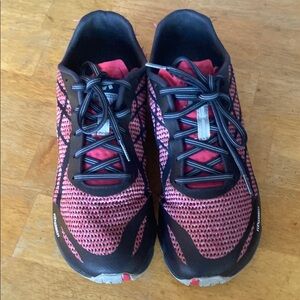 Merrell Pink and Black Athletic Shoes with Breathable Mesh